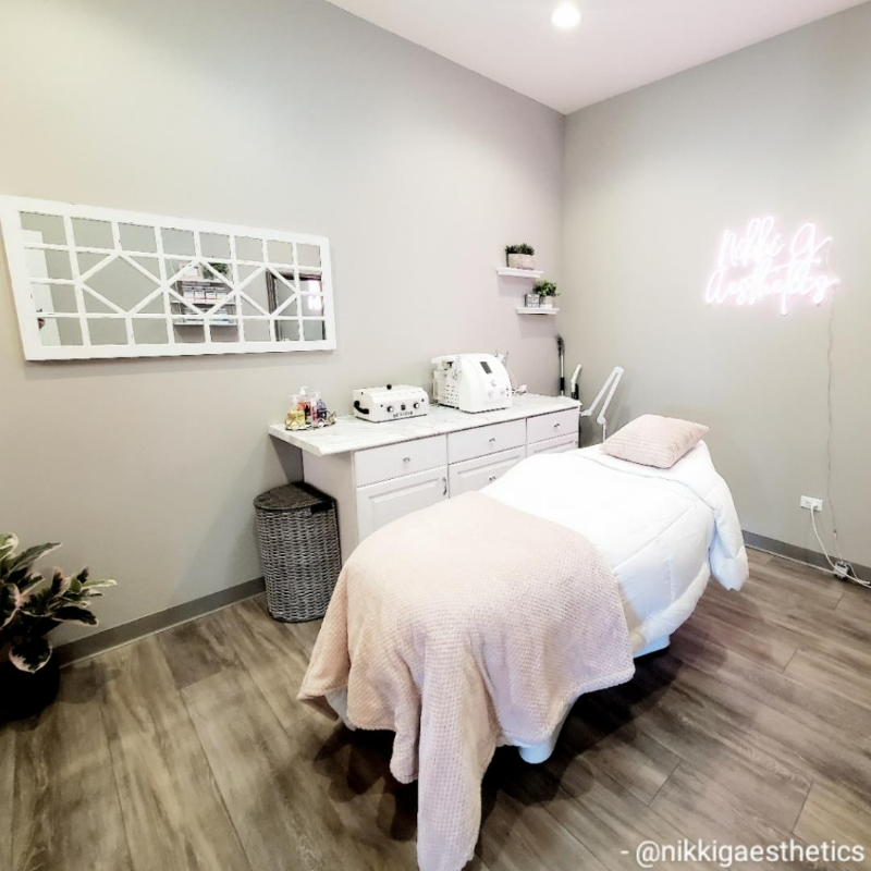 Lash room aesthetic  Esthetician room decor, Esthetics room